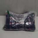 dressfan Unisex Pajamas Plaid Hooded Cozy Jumpsuit Zipper Onesie Christmas Pajamas for Family Couples Women Men (Small, Blue Red Check)