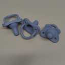 Dr. Browns HappyPaci 100% Silicone Pacifier 0-6m, BPA Free, Blue, 3-Pack