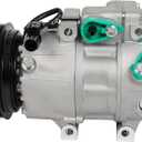 ECCPP AC Compressor with Clutch 2007-2009 Fit for Hyundai Santa Fe 3.3L 2011-2012 Fit for Kia Sorento 3.5L Fast Cooling AC Compressor