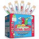 Otter Pops Freezer Bars, 100% Fruit Juice Ice Pops, Original Flavors (80ct 2oz Bars), Exp: June 2027