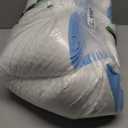 Wedge Pillow for Sleeping, 7.5" Bed Wedge After Surgery, Back Pain Relief, Memory Foam Pillow Triangle Incline Wedge for Back Support, Leg Elevation (White-blue)