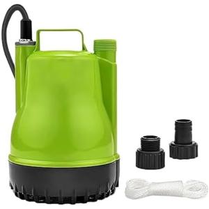 Ultra-quiet submersible circulation pump 1900GPH Portable Utility Submersible Sump Pump With 16.4ft Cord For Drains Water From Pool Pond