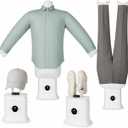 Automatic Ironing Machine for Clothes, Hands-Free Clothes Dryer and Wrinkle Remover, Portable Shirt Ironing Machine with Hot Air Drying for Shirts, Pants and Dresses, Fits up to 4XL