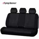 Flying Banner Rear Bench car seat Covers car seat Protectors Split 40/ 60 50/ 50 60/ 40 (Rear Bench-Neoprene, Black)