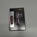 Hair Clippers for Men Professional Clippers for Men Cordless&Corded Barber Clippers for Hair Cutting & Grooming. Rechargeable Hair Trimmer Kit for Household (Red)