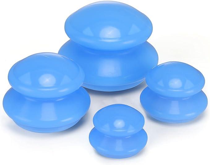 Silicone Cupping Therapy Set, Professional Studio and Home Cupping Set Massage Therapy Cups, Chinese Massage Cups for Cellulite Reduction Cupping Kit, Muscle and Joint Pain Myofascial Cupping Massager