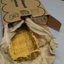 Rattan Nursery Book Shelf, Woven Scalloped wall Shelves, Wicker Hanging Storage Basket, Baby Room Bookshelf, Wall Mounted Natural Baskets Boho Home Decor, Set of 2