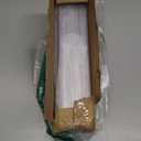 Nieifi Spice Rack Wall Mount, 4 Pack, Clear, Screw or Adhesive Installation, Spice Rack Organizer for Your Kitchen Cabinet or Pantry Door