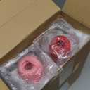 Layhit 100 Pack Mothers Day Charcuterie Boxes with Clear Lids and Rope 4" Disposable Square Dessert Boxes Pink Red Food Box Charcuterie Container for Wedding Party Favors