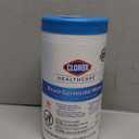 Clorox Healthcare Bleach Germicidal Wipes, 6" x 5", 150 Count Canister (Package May Vary)