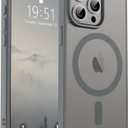 SUPFINE Magnetic for iPhone 15 Pro Max Case (Compatible with MagSafe) (Military Grade Drop Protection) Slim Translucent Matte Shockproof with Anti-Fingerprint Phone Case, Gray