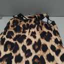 SOLY HUX Women's Leopard Print Maxi Dress V Neck Spaghetti Strap Flowy Long Vacation Summer Dresses (Large)