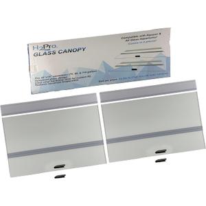 H2Pro Glass Canopy Aquarium Lid for Fresh & Saltwater Fish Tanks (A48GT for Aqueon 75/90 / 110 Gallon Aquariums)