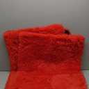 Large Area Rugs for Living Room Bedroom, 4x6 Feet Red Fluffy Shag Rugs, Ultra Soft Shaggy Plush Fuzzy Modern Indoor Throw Floor Carpet for Kids Girls Boys Dorm Nursery Home Decor Aesthetic