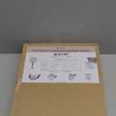 Royal Designs, Inc. Shallow Drum Hardback Lamp Shade, HB-610-16BLK/GL, Black, 15 x 16 x 10