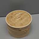 Prime Home Direct Bamboo Steamer Basket 8Inch | 2Tier Steamer for Cooking | 50 Liners | Small Instant Steaming Cookware Asian Food, Bao Buns, Chinese, Dim Sum, Dumpling, Rice, Vegetable Steam Pot