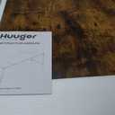 Huuger Computer Desk, 63 Inch Office Desk, Gaming Desk with Storage, Writing Desk Work Desk for Home Office, Study, Modern Simple Desk, Large Legroom, Metal Frame, Rustic Brown and Black