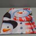 Christmas Snowman Door Cover Christmas Front Door Decorations Sign Banner for Xmas New Years Holiday Party Decor Supplies (Multicolor)