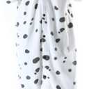 DarkCom Dalmatian Onesie Halloween Costume One Piece Unisex Adult Pajamas Women Men Sleepwear Christmas Pajamas (Small)