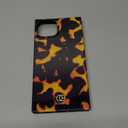 Cocomii - Rectangle Case Compatible with iPhone 12/12 Pro - Compatible with MagSafe, Tortoiseshell Pattern, Animal Print, Glossy, Magnetic Phone Case for iPhone 12/12 Pro 6.1 inch, Black/Amber