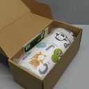 Toddler Pillow with Pillowcase - 13x18 My Little Dreamy Kids Travel Bed Pillows for Sleeping, Organic Cotton Small Pillowcase, Soft & Breathable, Machine Washable, Toddlers 2-5 Years Old (KeaABC)