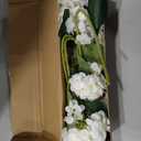 Kimura's Cabin 6pcs White Hydrangea Artificial Flowers Silk Fake Hydrangeas Faux Hydrangea Flowers with Stems for Wedding Bouquets Arrangement Home Table Centerpieces Baby Shower Party Decoration
