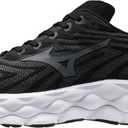 Mizuno Men's Wave Sky 8 Men's (10.5 Wide, Black/Metallic Grey)