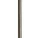 Toilet Paper Holder with Storage - Free Standing Tissue Dispenser - Nickel Finish - Holds up to 5 Mega Rolls - No Tools Required for Assembly - Durable and Stylish Bathroom Accessory