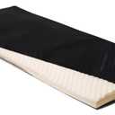 Lumex Foam & Gel Mattress Topper for Hospital Beds, 36x80x3", Pressure Relief Overlay for Home & Clinical Use