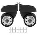BigKing A88 Multi-Hole Wheel,2Pcs A88 Small Black Trolley Suitcase Casters Universal Wheel Replacement Outdoor
