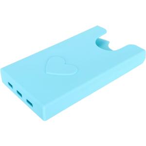 Love Insert Beach Bag Phone Holder Pendants Silicon Organi zer Suitable Mobile Phone Accessory Cradles Soak in Sunny Vibes with This Cell Phone Box Accessory Attachment (Lake Blue)