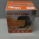 Outdoor Heater for Patio, 1500W Electric Garage Outdoor Heaters with 3 Modes, 3s Fast Heating, with Overheat Protection, Electric Space Heaters for Patio, Garage, Greenhouse, Office