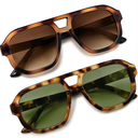 livho Trendy Polarized Square Aviator Sunglasses Women Men Square Eyewear Frame, Retro Sun Glasses for Women Men 2025 Shades
