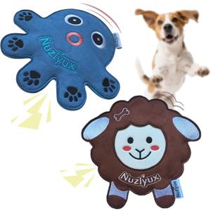 Squeaky Dog Toys: Octopus&Sheep Puppy Chew Toys for Teething,Long-Lasting Dog Toys for Small and Medium Dogs,Puppy Toys to Keep Them Busy,Party and Birthday Gift