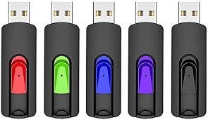 RAOYI 5 Pack 64GB USB Flash Drive, USB 2.0 Memory Stick Thumb Drives Jump Drive Pen Drive for PC Laptop Computer  64G Multipack