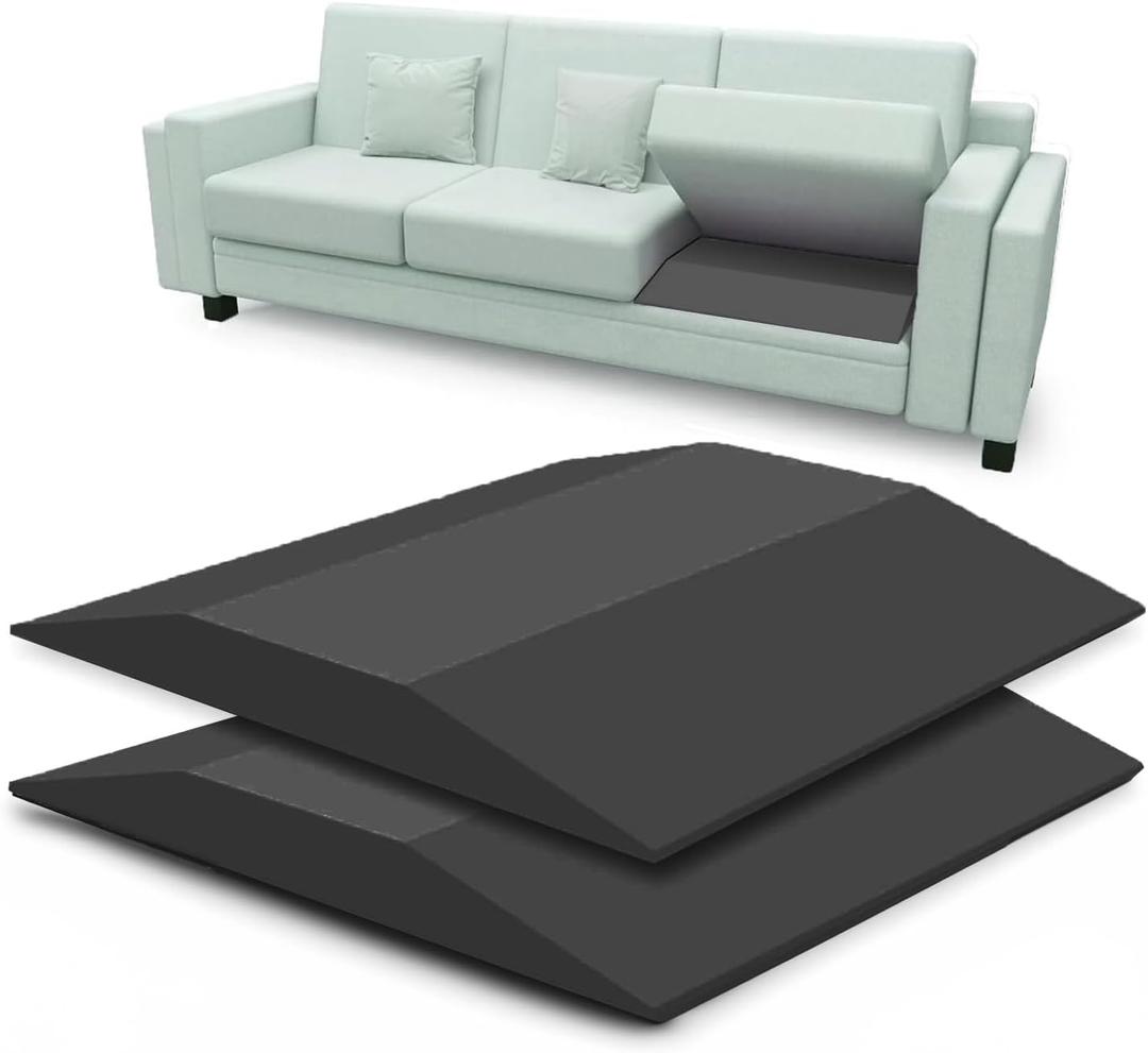 Sofa Cushion Support for Sagging Sofas, Black, Set of 2