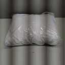 Fixwal Table Skirt, White Table Cloths for Rectangle Tables, Desk Skirt for 6 Foot Tables, White Spandex Table Covers for Folding Table