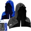 CSITE 2 Pack Cooling Hoodie Towels, Instant Cooling Towels for Neck and Face, UPF 50 Sun Protection, Ice Towel for Hot Weather, Head Towel for Sports, Camping, Cycling & More Activities