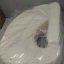 My Brest Friend Deluxe Organic Nursing Pillow 100% Organic Cotton Slipcover Ergonomic Breastfeeding Pillows Supports Both Mom and Baby Breastfeeding Essentials Handy Side Pocket Cream