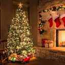 Battery Christmas Lights with Remote, 66ft 200LED Fairy Lights Battery Operated with Timer 8 Modes Waterproof for Outdoor Party Holiday Xmas Christmas Trees Decoration (Warm White)