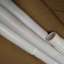 Extra Long No-Drill Tension Curtain Rod 40-166 Inches (4-14Ft), Heavy Duty Adjustable Rod for Outdoor Patio Curtains, Large Windows, Room Divider & Bathroom, White
