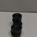 5 Gallon Gas Can Cap Replacement, Fits Most 1/2/3/5 Gallon Gas Cans, Portable Gas Tank Lid for 5+ Gallon Plastic and Metal Gas Cans, Includes Spout Replacement old Style (Pack of 5 black)