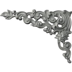 Ekena Millwork 11 3/4"W x 15 3/4"H x 1 3/8"P Kinsley Onlay, Left