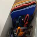 6 Pack Reading Glasses for Men Sports Style Blue Light Blocking Readers with Spring Hinge Women Eyeglasses (Black & Red & Brown & Orange & Blue & Transparent)