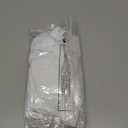 MANGOPOP Women's Square Neck Short Sleeve Long Sleeve Bodysuit Sexy Body Suits Shirt Slim Fitted Tops, White, Size S