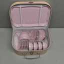 Tea Party Set for Little Girls, Princess Tea Time Toys Including Tin Teapot Set Cups Carrying Case, Toddlers Pretend Role Play Kids Kitchen Toys Birthday Gifts Age 3 4 5 6