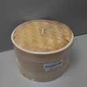 Handmade 4 inch Bamboo Steamer Basket with Lid - 2 Tier Multi-use Traditional Dumpling Steamer, Natural 4 Inch 2-Tier for Cooking Vegetables, Dim sum, Bao Buns,Rice, Fish Meat