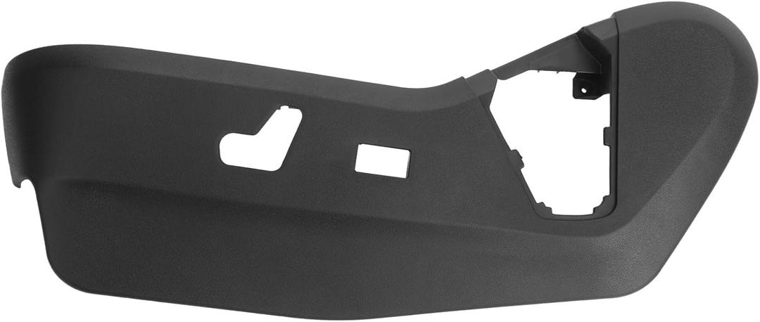 924-438 Black Left Driver Side Seat Track Cover, Power Seat Switch Panel Bezel Seat Track Shield Cover Trim Compatible With Chrysler Dodge Vehicle 2011-2016 Town & Country, 2011-2019 Grand Caravan