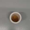 Matani Bamboo Toothbrush Holder Diatomite Tooth Brush Organizer - Storage Stand for Small Bathroom & Counter - Removable Base & Drain Holes, Water-Absorbent & Quick-Drying (Off White)