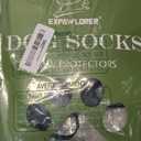 EXPAWLORER 6Pcs Anti Slip Dog Socks to Prevent Licking Paws, Dog Shoes for Winter, Double Sides Dog Boots & Paw Protectors Booties for Hardwood Floors with Grippers Small Medium Large Senior Dogs, XL